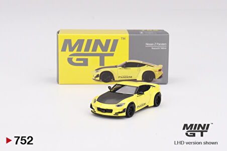 Mini GT Nissan Z Pandem Ikazuchi Yellow 752