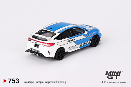 Mini GT Honda Civic Type R #3 2023 Pace Car Blue 753