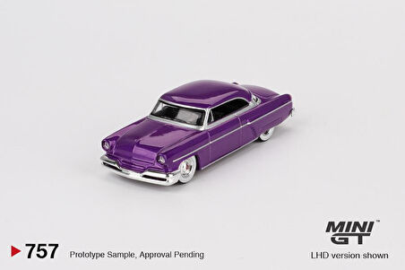 Mini GT Lincoln Capri Hot Rod 1954 Purple Metallic 757