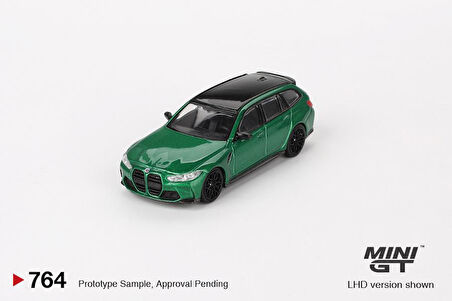 Mini GT BMW M3 Competition Touring Isle of Man Green Metallic 764