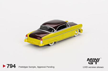 Mini GT Lincoln Capri Hot Rod 1954 Lime Yellow 794