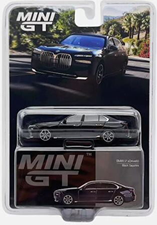 Mini GT BMW i7 xDrive60 Black Sapphire 802