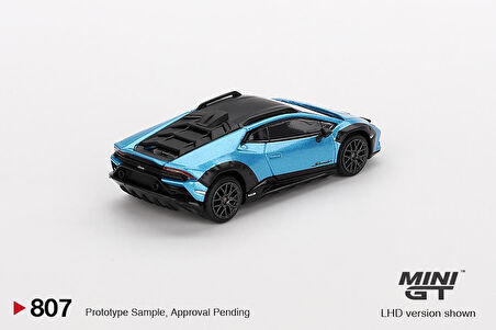 Mini GT Lamborghini Huracán Sterrato Blu Aegir 807