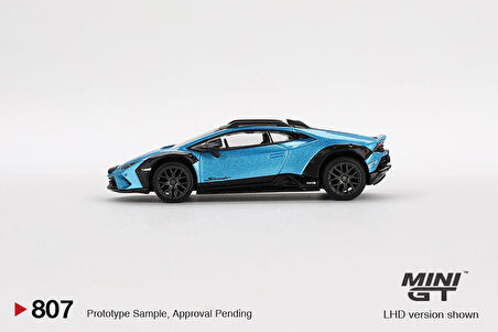 Mini GT Lamborghini Huracán Sterrato Blu Aegir 807