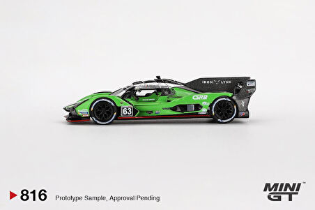 Mini GT Lamborghini SC63 #63 Iron Lynx 2024 IMSA Sebring 12 Hrs 816