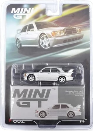 Mini GT Mercedes-Benz 190E 2.5-16 Evolution II Astral Silver BL 852