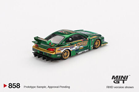 Mini GT Nissan LB-Super Silhouette S15 SILVIA LBWK 2024 Fausto Racing 858 BL