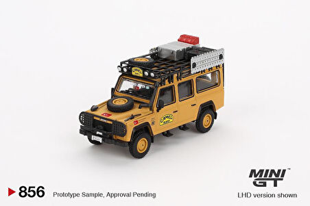 Mini GT Land Rover Defender 110 1989 Camel Trophy Amazon Team Turkey Turkey Exclusive 856