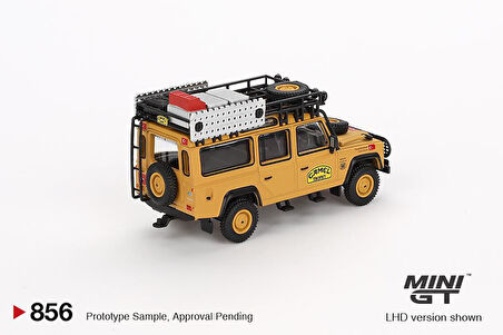 Mini GT Land Rover Defender 110 1989 Camel Trophy Amazon Team Turkey Turkey Exclusive 856