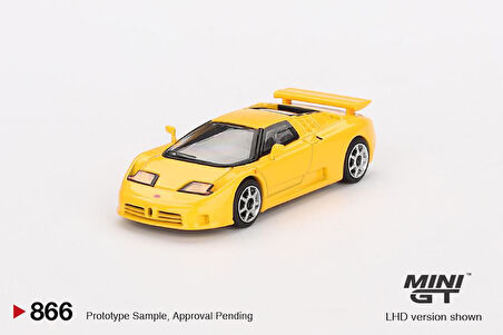 Mini GT Bugatti EB110 Super Sport Giallo Bugatti 866