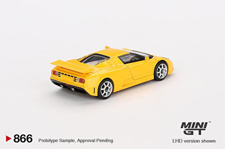 Mini GT Bugatti EB110 Super Sport Giallo Bugatti 866
