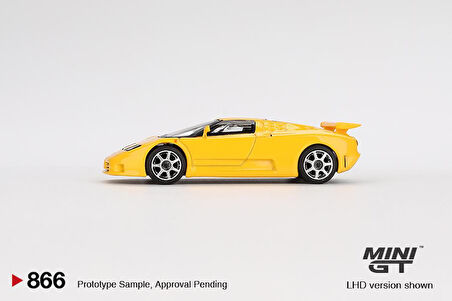 Mini GT Bugatti EB110 Super Sport Giallo Bugatti 866