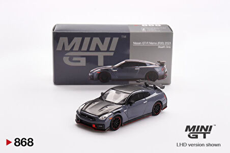 Mini GT Nissan GT-R Nismo 2024 NISMO Stealth Gray 868