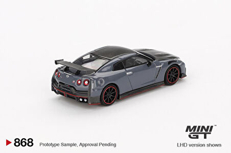 Mini GT Nissan GT-R Nismo 2024 NISMO Stealth Gray 868