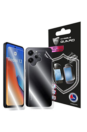 Xiaomi Redmi 12 için IPG Hydrogel Tam Kaplama (Ekran ve Arka Koruma)