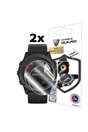 Garmin tactix Delta Solar Tactical ile uyumlu IPG HydroGel Ekran Koruyucu (2 Adet)