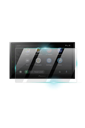 PIONEER DMH-2660NEX 6.8 Inch Navigation için 9H Nano IPG ProActive Ekran Koruyucu Uyumlu