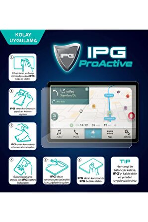 Mazda 2019-2021 3 - CX 30 10,25 Inch Navigation için 9H Nano IPG ProActive Ekran Koruyucu