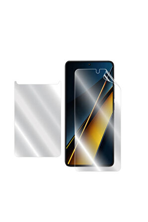 Poco X6 Pro Için Hydrogel Koruma (TAM KAPLAMA (EKRAN VE ARKA KORUMA))