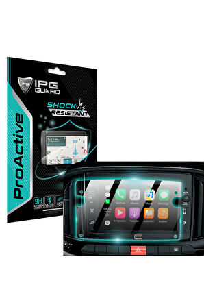 Fiat 2021-2022 Doblo 7 Inch için 9H Nano IPG ProActive Ekran Koruyucu, Pürüzsüz Cam Bitiş