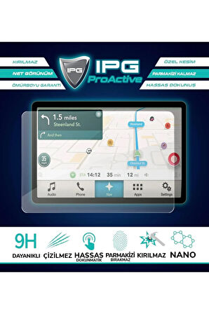 Fiat 2021-2022 Doblo 7 Inch için 9H Nano IPG ProActive Ekran Koruyucu, Pürüzsüz Cam Bitiş