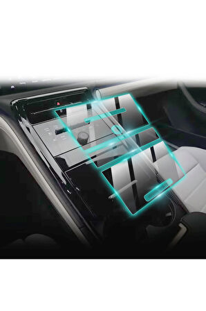 Porsche 2024 Panamera Orta Konsol Koruma Seti (3 Parça) 9H IPG ProActive Ekran Koruyucu