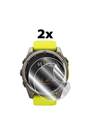 Garmin Fenix 8 (51mm) Solar IPG HydroGel Ekran Koruyucu (2 Adet)