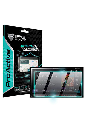 PIONEER AVH-X8750BT 6.95 Inch Navigasyon için 9H Nano IPG ProActive Ekran Koruyucu
