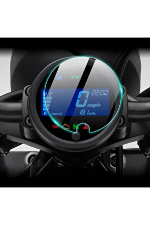 Honda 2017-2019 CMX 500 REBEL/REBEL 250 Gösterge Paneli için 9H Nano IPG ProActive Ekran Koruyucu