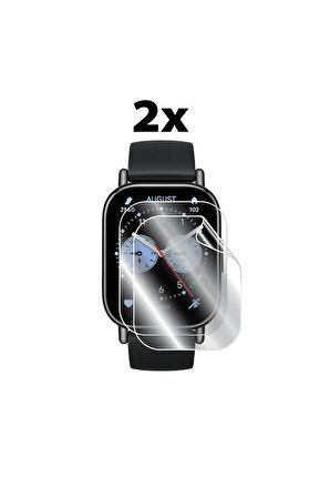 Xiaomi Redmi Watch 5 Lite ile uyumlu IPG HydroGel Ekran Koruyucu (2 Adet)