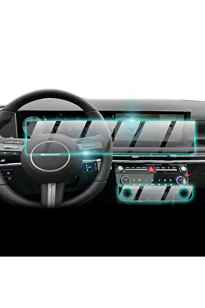 Hyundai 2025 Tucson/Santa Cruz 12.3 Inch Navi+ Göst.Paneli IPG ProActive Uyumlu  Ekran Koruyucu