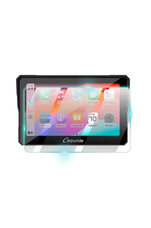Leeways - Carpuride W702BS 7 Inch CarPlay Ekranı için 9H Nano ProActive Ekran Koruyucu