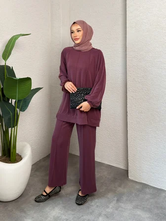Elegant Model Pike Kumaş Kadın Alt Üst Takım