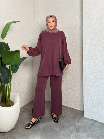 Elegant Model Pike Kumaş Kadın Alt Üst Takım