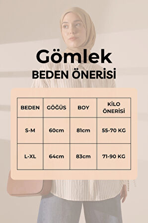 Kadın Modal Dokuma Kumaş Lacivert Tesettür Gömlek