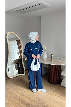 OLİVİA KADIN MEVSİMLİK PENYE ALT ÜST SPOR VE RAHAT TESETTÜR İKİLİ TAKIM