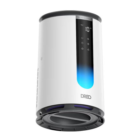Air Purifier 338S Akıllı Hava Temizleyici, HEPA Filtre, PM2.5 Sensör, 18 dB, 80 m², RGB Işık, Aroma Pedi