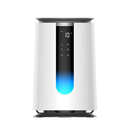 Air Purifier 338S Akıllı Hava Temizleyici, HEPA Filtre, PM2.5 Sensör, 18 dB, 80 m², RGB Işık, Aroma Pedi