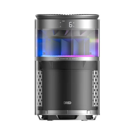 Air Purifier 530AS Akıllı Hava Temizleyici, HEPA Filtre, PM2.5 Lazer Sensör, 18 dB, 90 m², RGBIC Işık, Pet Care, App Kontrollü