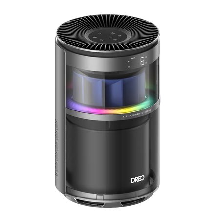 Air Purifier 530AS Akıllı Hava Temizleyici, HEPA Filtre, PM2.5 Lazer Sensör, 18 dB, 90 m², RGBIC Işık, Pet Care, App Kontrollü