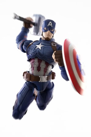 Marvel Infinity Saga Captain America Figür Yapım Seti - 94 Parça Lisanslı Aksiyon Figürü Oyuncak