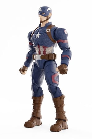 Marvel Infinity Saga Captain America Figür Yapım Seti - 94 Parça Lisanslı Aksiyon Figürü Oyuncak
