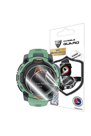 GARMIN Instinct 3 – 45 mm ile uyumlu IPG HydroGel Ekran Koruyucu (2 Adet)