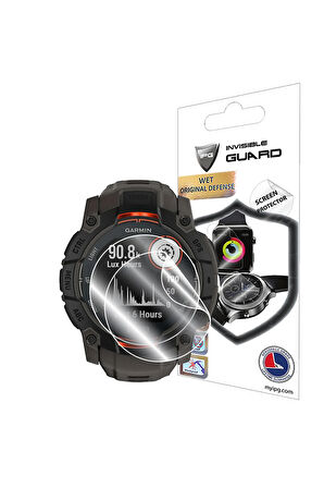 GARMIN Instinct 3 – 50 mm ile uyumlu IPG HydroGel Ekran Koruyucu (2 Adet)