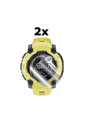 GARMIN Instinct E – 45 mm ile uyumlu IPG HydroGel Ekran Koruyucu (2 Adet)