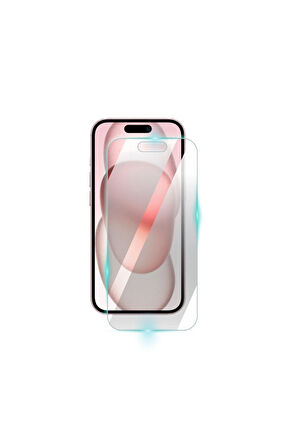 iPhone 15 için 9H Nano IPG ProActive Ekran Koruyucu, Pürüzsüz Cam Bitiş