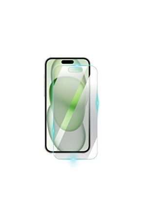 iPhone 15 Plus için 9H Nano IPG ProActive Ekran Koruyucu, Pürüzsüz Cam Bitiş