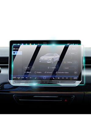 Volkswagen 2024 ID.7 15 Inch Uyumlu  Navigasyon için 9H Nano IPG ProActive Ekran Koruyucu
