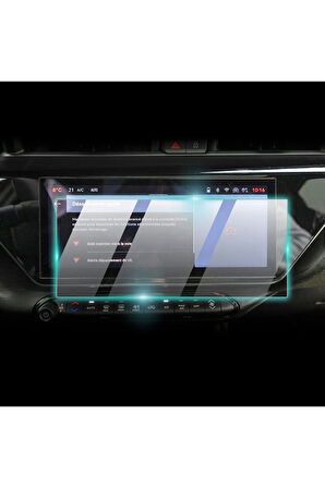 Alfa Romeo Junior Ibrida uyumlu 10.25 Inch Navigasyon için 9H Nano IPG ProActive Ekran Koruyucu.