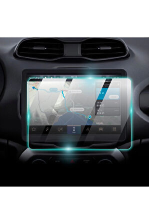 Jeep Renegade 10.1 Inch Uyumlu Navigasyon için 9H Nano IPG ProActive Ekran Koruyucu.